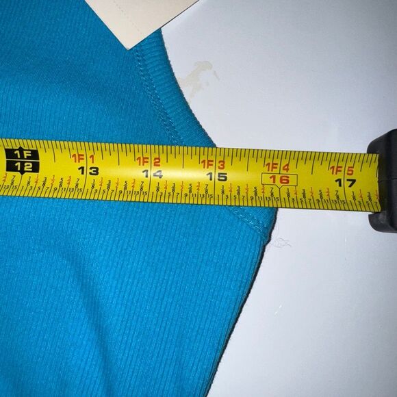 A New Day Bright Blue Ribbed Midi Dress | Medium | New with Tags - Picture 9 of 11